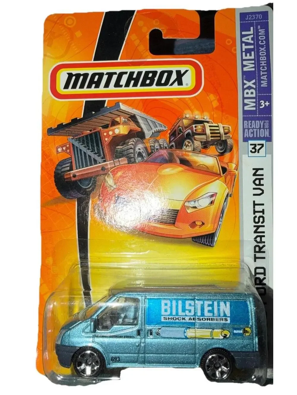 MATCHBOX 2006 FORD TRANSIT VAN #37 MBX Metal Bilstein Shock Accessories
